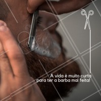 Final de semana tá logo ai! Venha dar um trato no visual. #barbearia #ahazou #barba