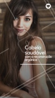 A reconstrução orgânica é livre de química e reconstrói a fibra capilar de dentro para fora. Seu resultado é um cabelo sem frizz e altamente hidratado. Venha conhecer! #reconstrucaoorganica #ahazou #cabelo #hair #cabelo