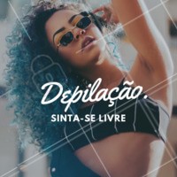 Tá na hora de marcar a sua depilação? Vem com a gente! #depilacao #pelos #chegadepelos #ahazou #verao #livre