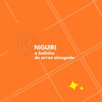 NIGUIRI é aquele bolinho de arroz alongado com fatias de peixe ou camarão por cima. Vocês gostam? #sushi #niguiri #ahazou #comidajaponesa #gastronomia