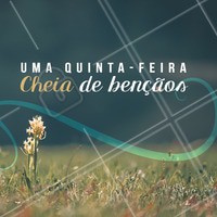 Que você tenha uma Quinta-feira repleta de bençãos e energia positiva ♥ #ahazou #quintafeira