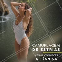 Fazemos camuflagem de estrias e cicatriz. Entre em contato pelo telefone XXX para marcar uma consulta. #esteticacorporal #ahazou #estrias #camuflagem