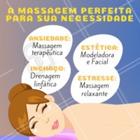 E aí, qual massagem você precisa hoje? #massagem #ahazou #massoterapia