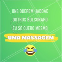 Pra descontrair! 😂 #massagem #ahazou #massoterapia #eleicao2018