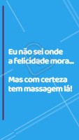 Hahaha com certeza! Concordam? 😉 #massagem #ahazou #massoterapia