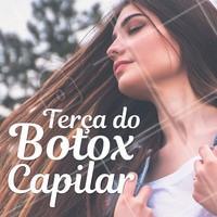 Aproveite nossos precinhos especiais de terça-feira e venha fazer seu botox capilar! 💇 #botox #botoxcapilar #ahazoucabelo #cabelo