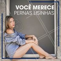 Quem não ama a sensação de pernas lisinhas? Agende já o horário da sua depilação #depilaçao #ahazoudepilação