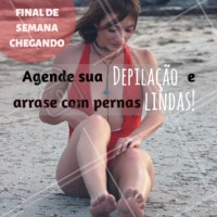 Todas prontas pro fim de semana? #depilação #ahazou #depilaçãoalaser #depilaçãodefinitiva #fotodepilação #depilaçãocera