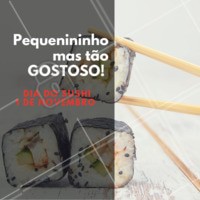 O que você está esperando? Neste dia do sushi, venha comer com a gente! #sushi #diadosushi #ahazou #ahazoutaste #japones