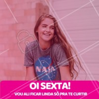 Bem-vinda sextaaa! Vamos receber essa sexta divando 💃 #sextafeira #ahazou #cabelo #salaodebeleza