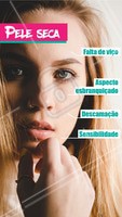 Olha só algumas características da pele seca para reconhecer qual seu tipo de pele. #peleseca #ahazou #ahazouestetica #esteticafacial