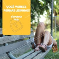 Aproveite nossa promoção e agende seu horário! #depilacao #chegadepelos #ahazou #ahazoudepilacao #promocao