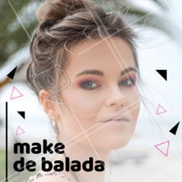 Fim de semana vai ter festa? Aproveite para vir fazer a sua maquiagem e arrasar! #maquiagem #ahazou #festa #make #horario #agendamento