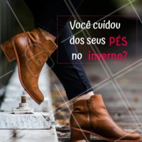 No inverno, usamos muitos calçados fechados, fazendo com que a umidade aumente e gere a proliferação de fungos e bactérias. Não deixe de cuidar dos seus pés, e deixá-los saudáveis e bonitos para o verão. #podologia #pes #ahazou #ahazoupodologia #inverno #verao