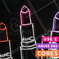 A vida é muito curta para usar só uma cor de batom. Use e abuse do nosso universo de cores <3 #makeup #lipstick #ahazou #ahazoumaquiagem #batom #cores #mac