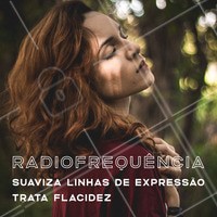 A radiofrequência eleva a temperatura da pele, o que faz com que ocorra a contração do colágeno existente e aumente a produção de mais fibras de colágeno e elastina, dando mais sustentação e firmeza à pele! #radiofrequencia #ahazou #esteticafacial #estetica