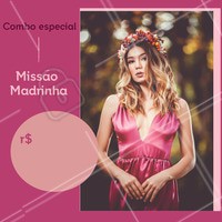 Você não pode perder esse combo! Ligue e agende seu horário.
#madrinha #ahazou #missaomadrinha #combo