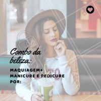 Esse é o verdadeiro combo da beleza feminina. Aproveite e agende seu horário! #makeup #ahazoumaquiagem #ahazou #manicure #pedicure #combo #promocao #beleza