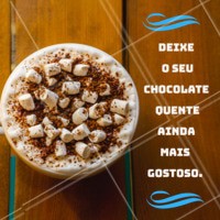 Para fazer aquele chocolate quente bem grossinho e gostoso, é necessário colocar 1 colher de chá de amido de milho junto com o leite. Depois disso é só deixar rolar a criatividade. Pode incrementar com chocolate branco, marshmallow, canela, tabletes de chocolate ao leite, e muito mais! Teste e conte pra gente. #chocolatequente #ahazou #ahazoutaste #receitas