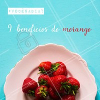 1 – Controla a diabetes
2 – Ajuda a emagrecer
3 – Faz bem ao coração
4 – Combate inflamações
5 – Melhora a visão
6 – Aumenta a imunidade
7 – Faz bem para a pele
8 – Melhora a saúde mental
9 – Previne o câncer
#morango #ahazou #frutas #ahazoualimentaçao #saude