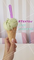 Sextouuu 🍨 #sorvete #amo #ahazou #alimentaçao #comida #sorveteria #doce #ahazoualimentaçao