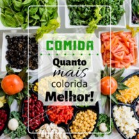 Você sabia que uma alimentação bem variada e nutritiva normalmente é super colorida? #comidasaudavel #ahazou #saudavel #saude