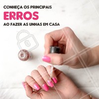 Fazer as unhas não é nenhum bicho de sete cabeças se você tiver as dicas certas. Mas alguns dos processos que costumamos realizar podem não ser os melhores para a saúde das suas unhas. Ficou curiosa? Então confira os principais erros ao fazer as unhas em casa:
Acetona em excesso, tirar as cutículas, esquecer a base e lixar as unhas em vai e vem. O processo pode demorar mais, mas o resultado vale a pena!
#dicas #unhas #ahazou #dicademanicure
