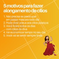 E tem motivos melhores do que esses? Venha fazer o seu alongamento de cílios! #cilios #ahazou #alongamento #ciliosahazou #mulher