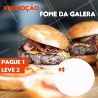 Vai curtir com os amigos? Então ligue e peça já esse combo sensacional pra dividir com a sua galera!
#ahazou #combo #burguer #galera