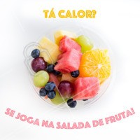 Quem aí também ama? 😍 #saladadefruta #ahazou #fruta #frutaria #feira