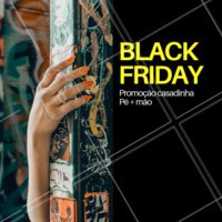 Vem curtir esse Black Friday em grande estilo! Aproveite nossa promoção 😍 #blackfriday #ahazoumanicure #unhas #manicure #promoção