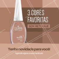 A Colorama sempre lança novidades, e como eu sei que você ama o esmalte Nude já providenciei a nova cor. Venha pintar as unhas com ele! #colorama #ahazou #unhas #novidade #esmalte #nude #manicure