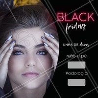 Venha aproveitar o desconto da Black Friday! #unhas #manicure #blackfriday #ahazou #promocao #mulher #beleza