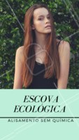 A escova ecológica é um alisamento feito à base de flores e frutas que não leva química na fórmula. Pode ser usado por todo mundo, mesmo por quem já fez outros tipos de alisamento. Venha conhcer e fazer a sua! #alisamento #ahazou #cabelo #progressiva #ahazoucabelo #alisamentoecologico