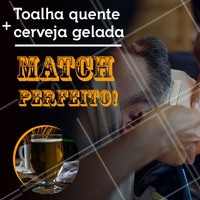 Cuidar da barba enquanto toma uma gelada? Não tem como ficar melhor! Corre pra agendar seu horário. #barbearia #ahazoubarbearia #barba