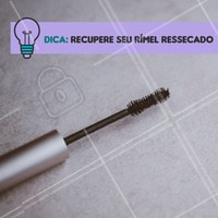 Sabia que seu rímel ressecado ainda pode ter chance de ser recuperado?
Se seu rímel é à prova d'água: pingue algumas gotinhas de óleo mineral e misture.
Se seu rímel é lavável: pingue algumas gotinhas de soro fisiológico e misture.
#rimel #ahazoumake #maquiagem #dicademake