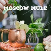 O clássico drink dos anos 50, Moscow Mule volta a ser o queridinho! Feito com vodka, gengibre e suco de limão e servido em uma caneca de cobre! Uma delícia, venha provar. #gastronomia #ahazou #drinks #bar #ahazoutaste #noite #moscowmule