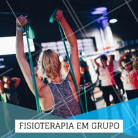 Oferecemos sessões de fisioterapia em grupo. Venha conhecer!
#fisioterapia #ahazoufisioterapia #saúde
