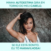 Hahaha concordam? <3 #cabelos #ahazou #autoestima #motivacional