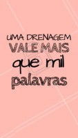 Quem concorda? Drenagem é tudo nessa vida! #drenagemlinfatica #ahazouestetica #esteticacorporal