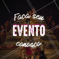 Casamento, festas de confraternização, aniversários, temos o melhor espaço e serviço para a sua comemoração! Quer saber mais ligue para XXX. #festas #ahazou #casamento #espacoparaeventos #ahazoutaste