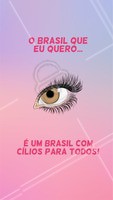 Hahaha esse Brasil ia ser sucesso, concordam? #extensaodecilios #ahazou #alongamentodecilios