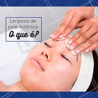 A limpeza de pele fotônica segue todas as etapas de uma limpeza profunda, mas com o diferencial de intensificar e otimizar os efeitos de uma simples limpeza no rosto. Após as etapas da limpeza de pele, é usado um aparelho que libera energia por meio de luzes de LED. Assim, o profissional consegue limpar, acalmar e iluminar a pele do cliente. Agende já a sua sessão! #esteticafacial #limpezadepele #ahazou #ahazouestetica #pelelinda #cuidadoscomapele #fotonica