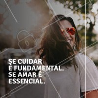 Cuidar do corpo e da saúde é algo fundamental, mas já experimentou olhar para cada detalhe que existe em você e amar todos eles? Isso melhora o nosso dia e também a forma como vemos o mundo. #motivacional #ahazoubeleza #seame #cuidados