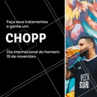 Chopp na faixa! Corre pra cá. #barbearia #homens #ahazoubarbearia #diadohomem #chopp