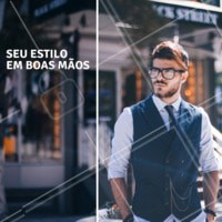 A nossa equipe é altamente capacitada para cuidar de cada detalhe. Agende seu horário. #homens #ahazoubarbearia #barba #estilomasculino