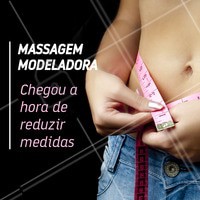 Quer reduzir medidas e esculpir as curvas do corpo? Agende já sua massagem modeladora! #massagemmodeladora #ahazou #esteticacorporal #estetica