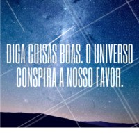 O universo conspira ✨ #universo #inspiracao #ahazou #motivacao