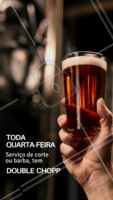 Agende seu horário e venha tomar uma com a gente. #homens #ahazoubarbearia #barba #cabelo #estilomasculino #chopp #double