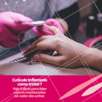 1- Não faça curativos na cutícula inflamada 2- Evite lavar louça e roupa por alguns dias 3- Evite o contato dos dedos com água muito quente 4- Pomadas cicatrizantes e sabonetes antibacterianos podem ser boas saídas 5- Deixe para fazer as unhas novamente quando os dedos cicatrizarem 💅🏼 #unhas #manicure #ahazou #pedicure #dicas